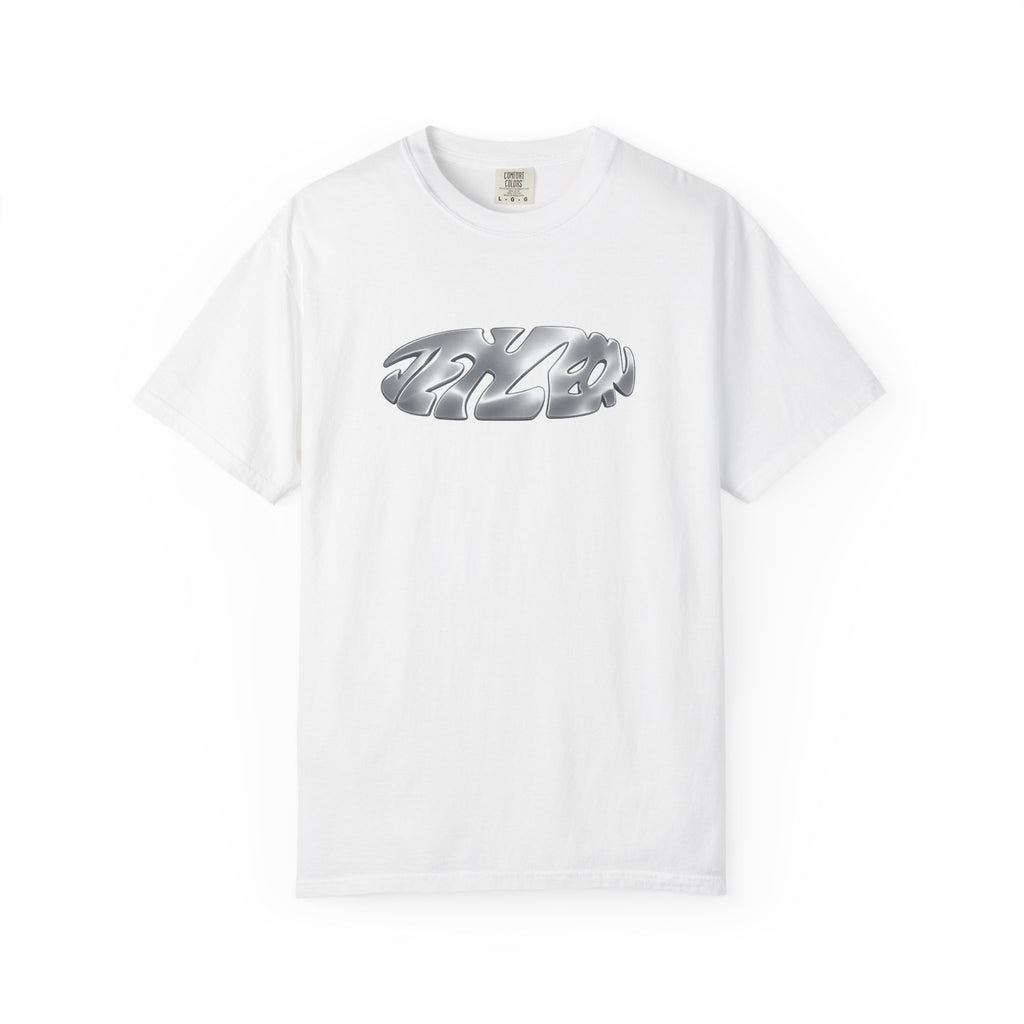 Glorify God Chrome Logo T-Shirt | Faith Typography Tee