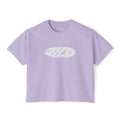 Jet Leon Women's Boxy Tee | Slightly Cropped Minimal Abstract Print