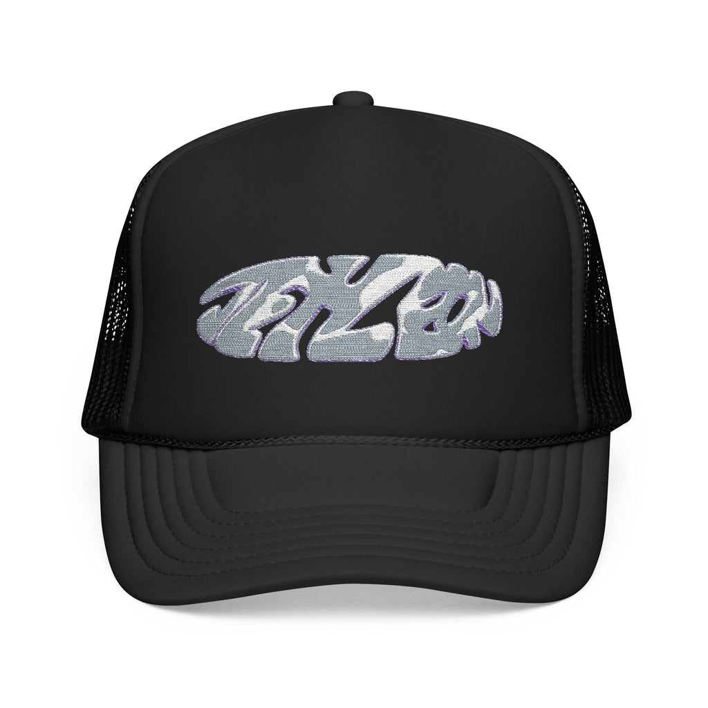 Jet Leon foam trucker hat | sparkly lettering