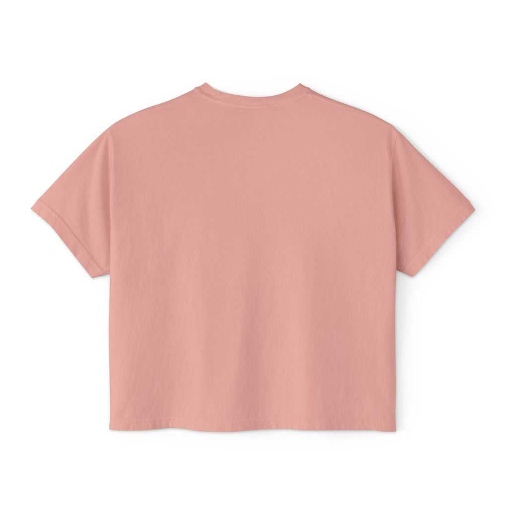 Jet Leon Women's Boxy Tee | Slightly Cropped Minimal Abstract Print
