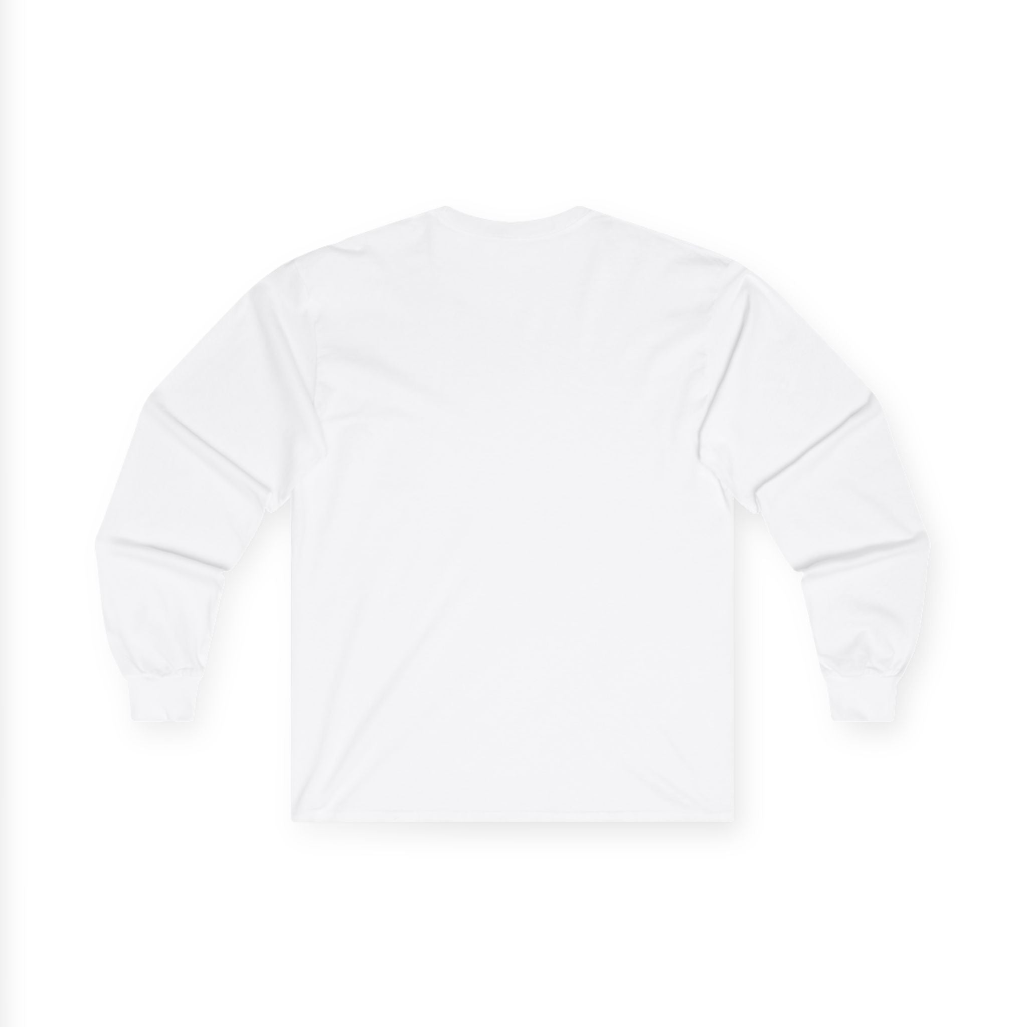 Chrome Bubble Letter Logo Long Sleeve Tee | Metallic Script Shirt