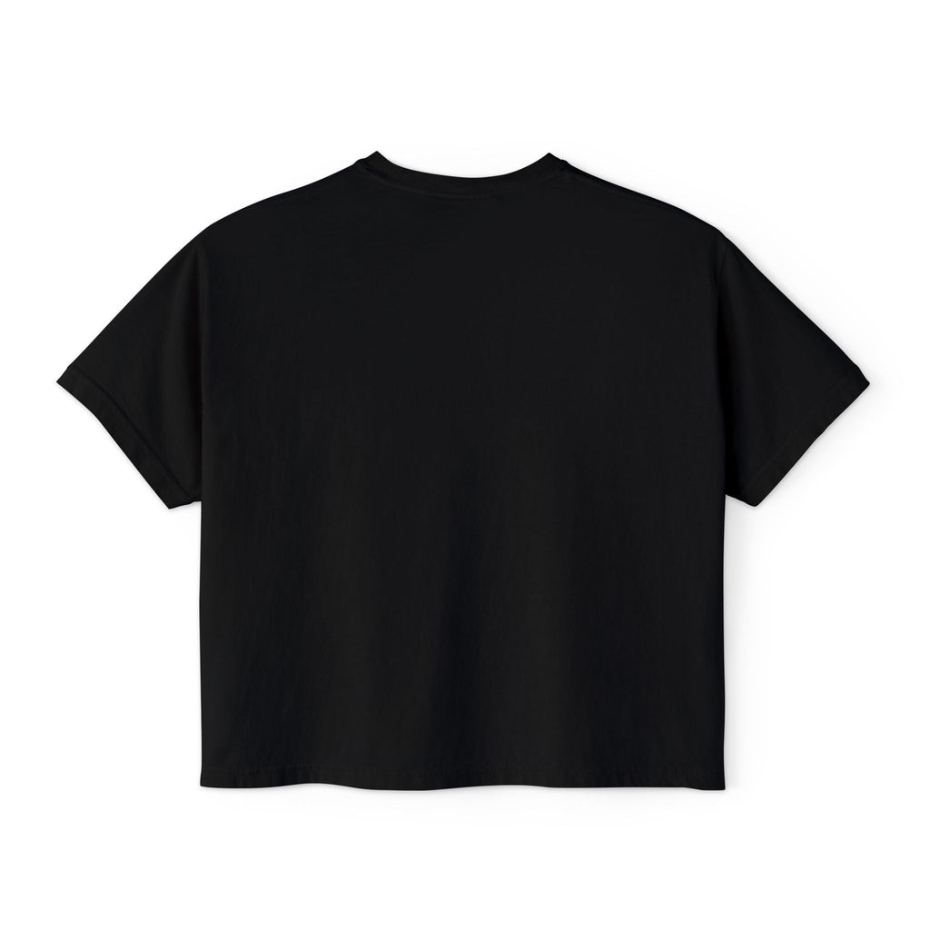Jet Leon Women's Boxy Tee | Slightly Cropped Minimal Abstract Print