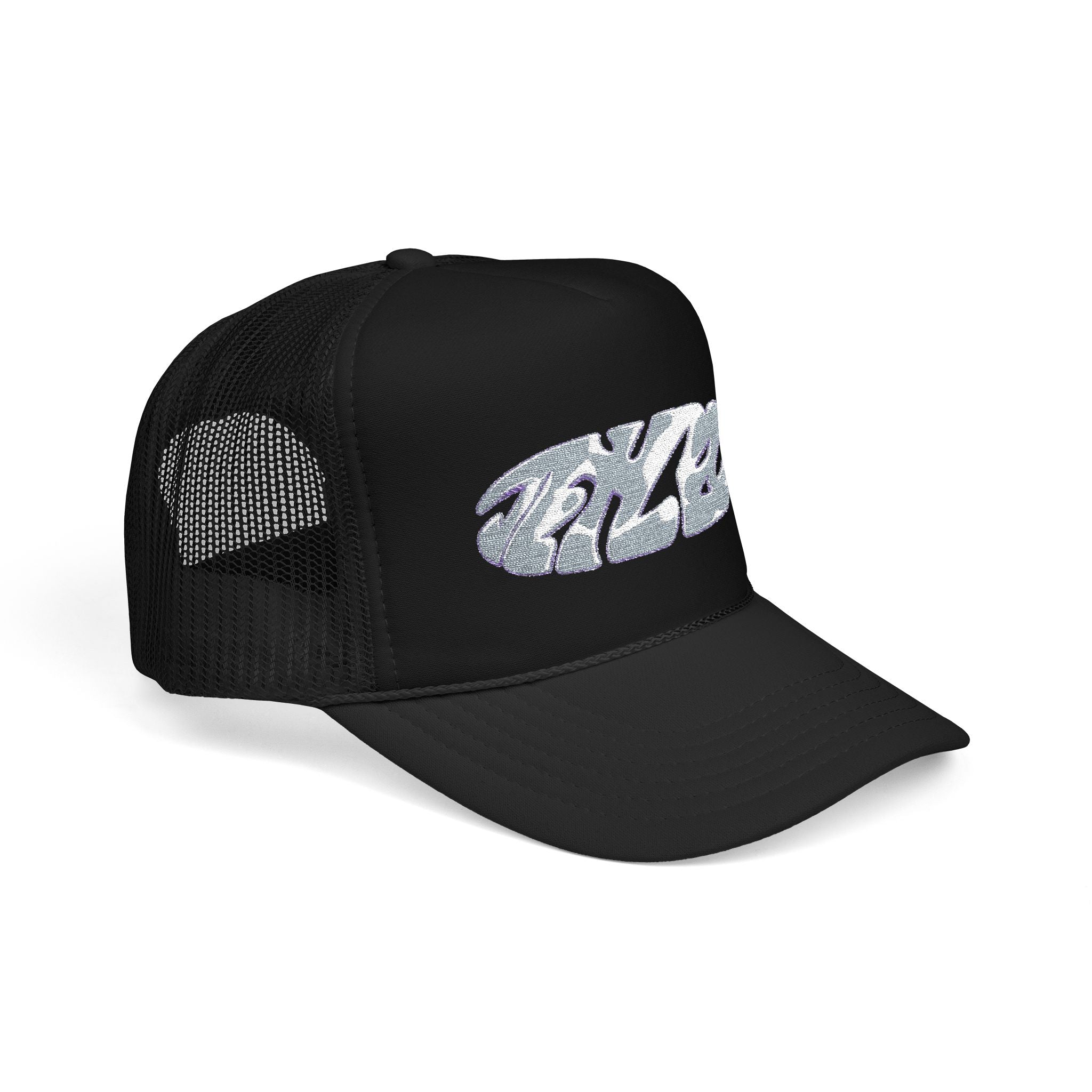 Jet Leon foam trucker hat | sparkly lettering