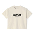 Jet Leon Women's Boxy Tee | Slightly Cropped Minimal Abstract Print
