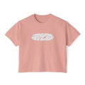 Jet Leon Women's Boxy Tee | Slightly Cropped Minimal Abstract Print