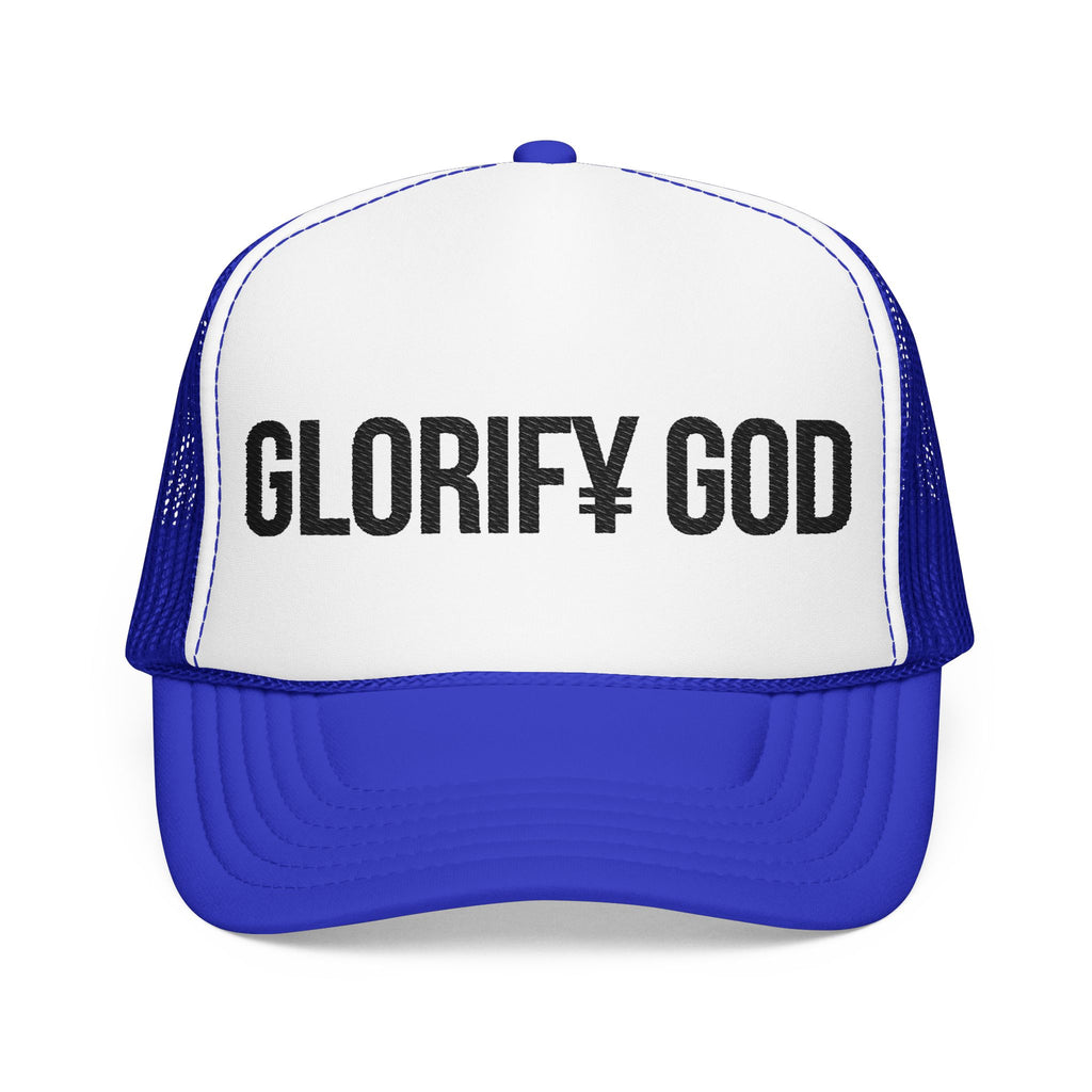 Glorify God trucker hat | Christian faith logo mesh cap