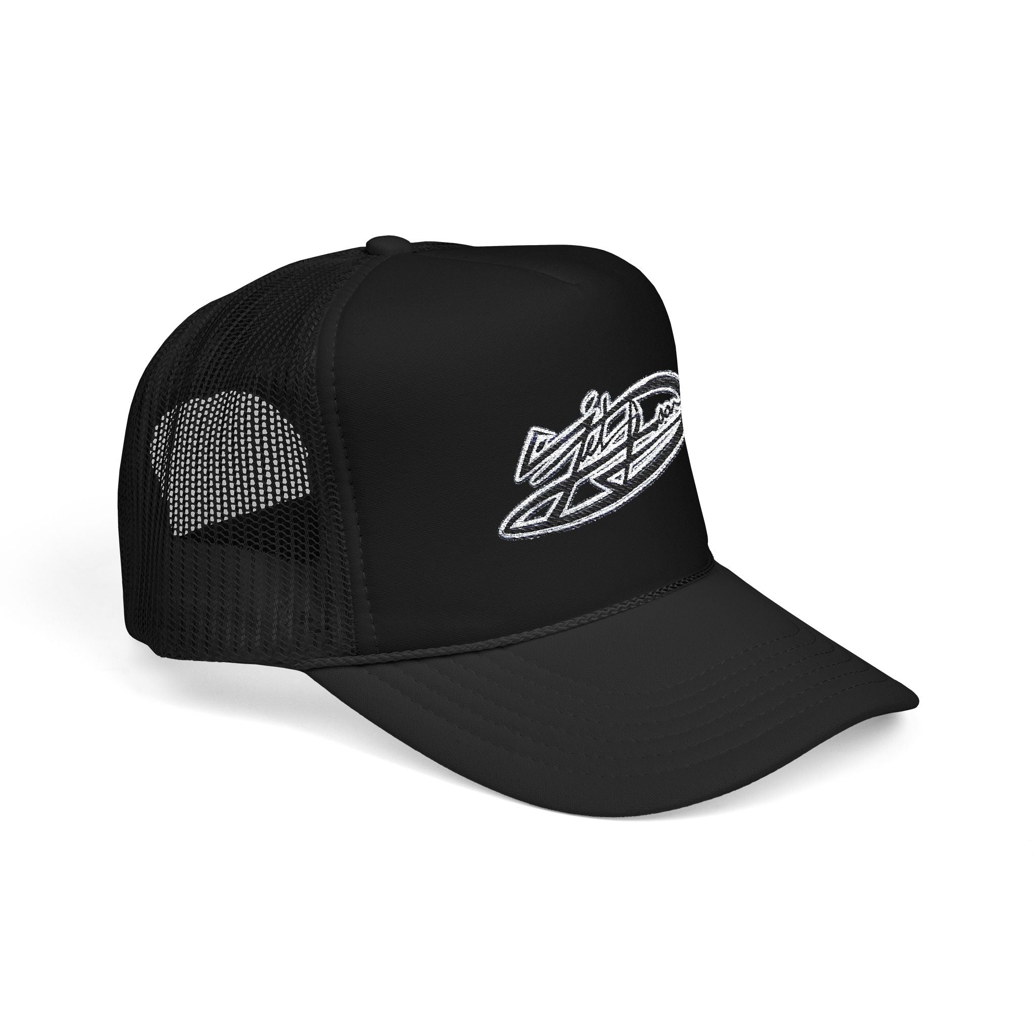 Jet Leon Designs Logo Foam Trucker Hat | Embroidered Skate Patch