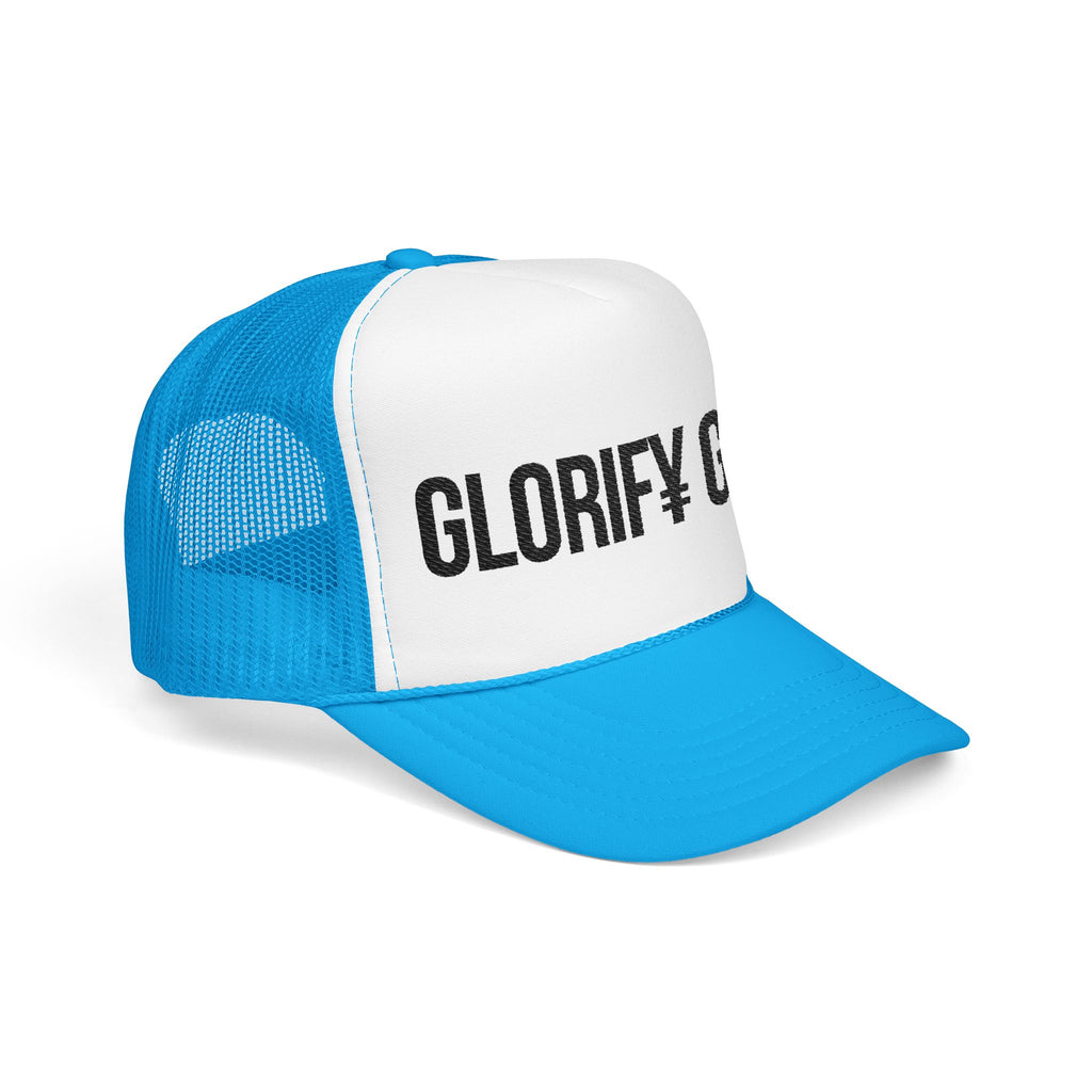Glorify God trucker hat | Christian faith logo mesh cap