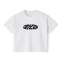 Jet Leon Women's Boxy Tee | Slightly Cropped Minimal Abstract Print