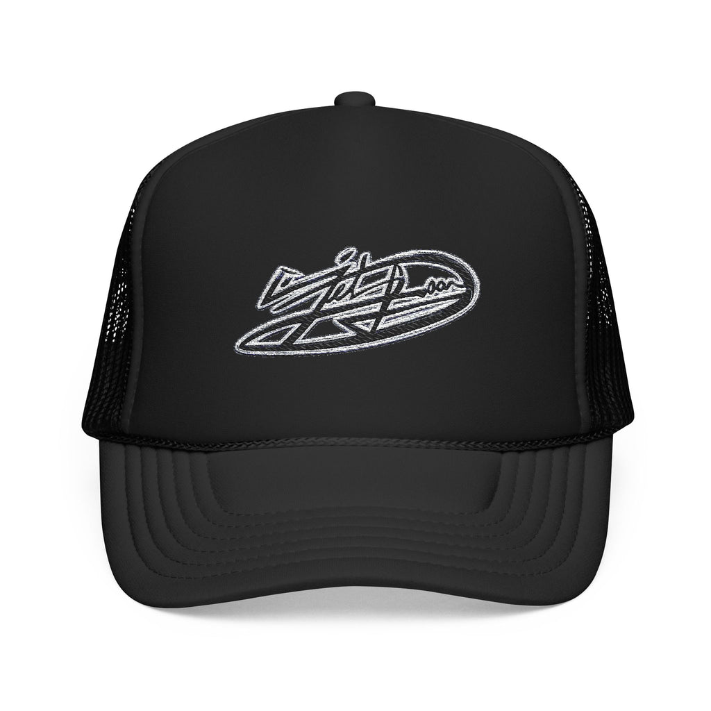 Jet Leon Designs Logo Foam Trucker Hat | Embroidered Skate Patch