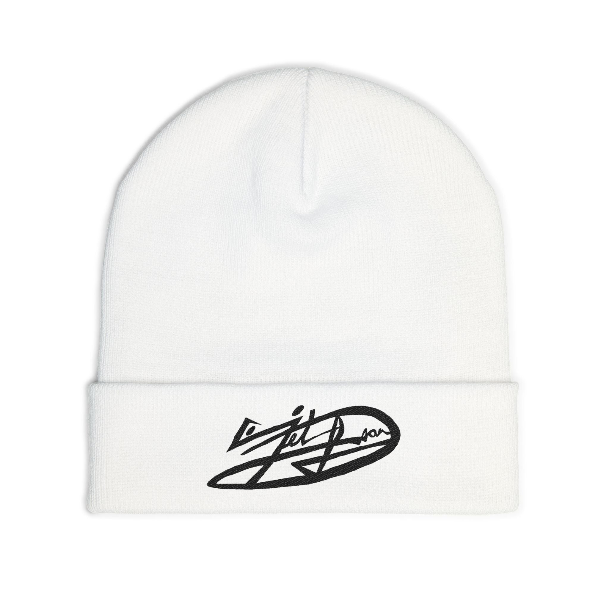 Signature Script Logo Beanie | Knit Embroidered Cuff Hat
