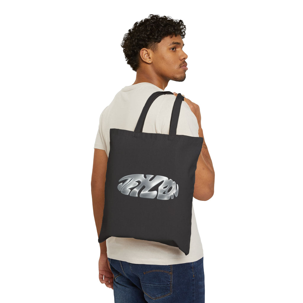 Glorify God Scripture Tote | Black Canvas Tote Bag