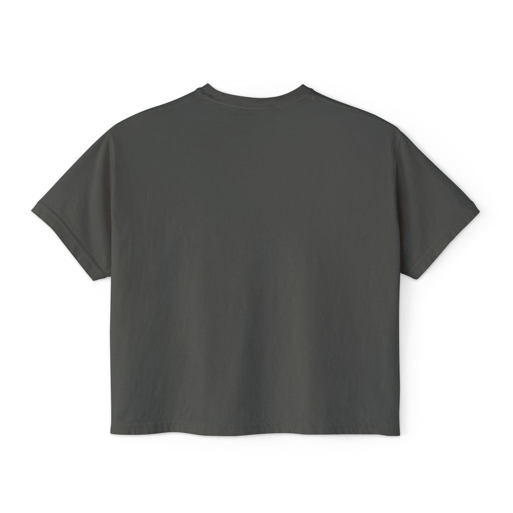 Jet Leon Women's Boxy Tee | Slightly Cropped Minimal Abstract Print